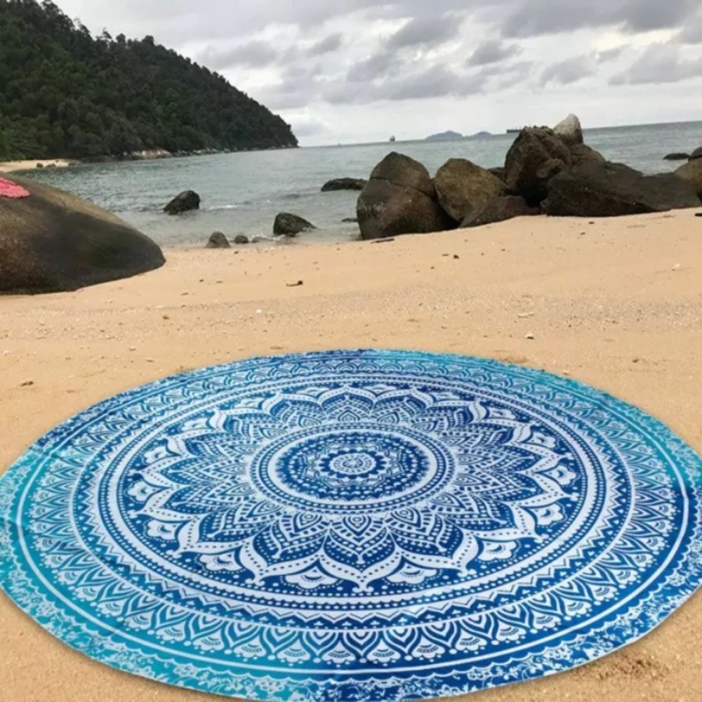 Restocking 📦 5☆ Rated! Large Boho Beach Wrap / Mandala Tapestry